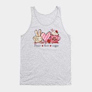 Peace Love Coffee Tank Top